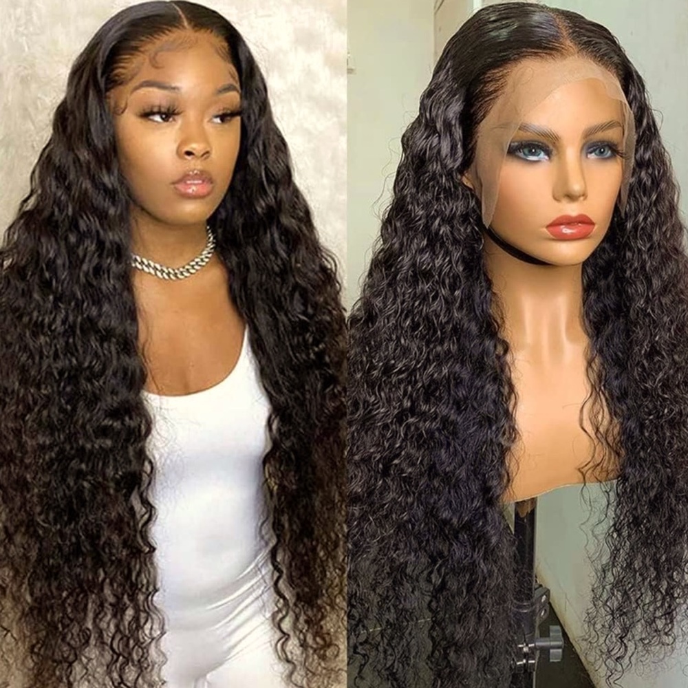 30” Deep Wave, 13*4, 180% density Human Hair Wig.